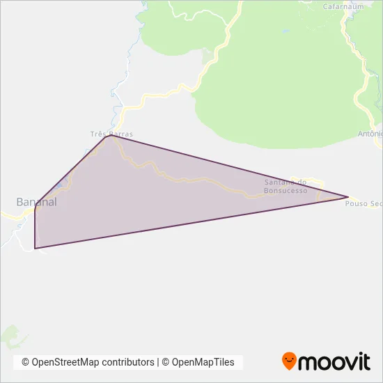 Viação Vá de Van coverage area map