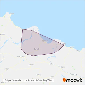 Özel Halk Otobüsleri coverage area map