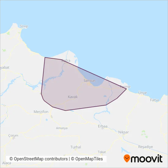 ÖHO coverage area map