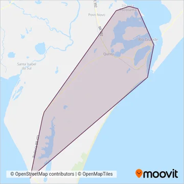 Mais Rio Grande - Transpessoal coverage area map