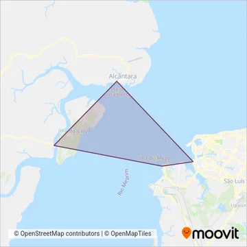 MOB (Ferry) coverage area map
