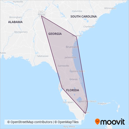 Greyhound-us coverage area map