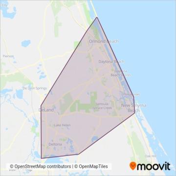 VoTran coverage area map