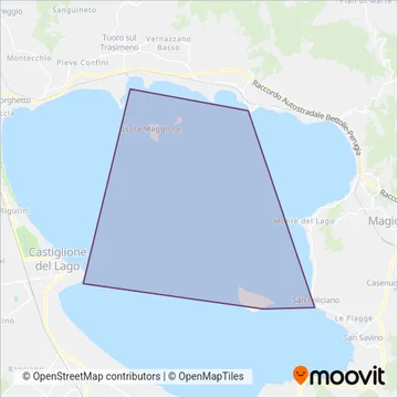Busitalia - Sita Nord s.r.l. coverage area map