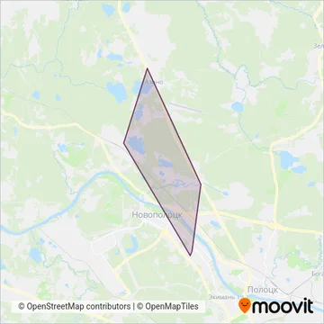 Схема покрытия компании Автотранспортное предприятие №6 г. Новополоцка