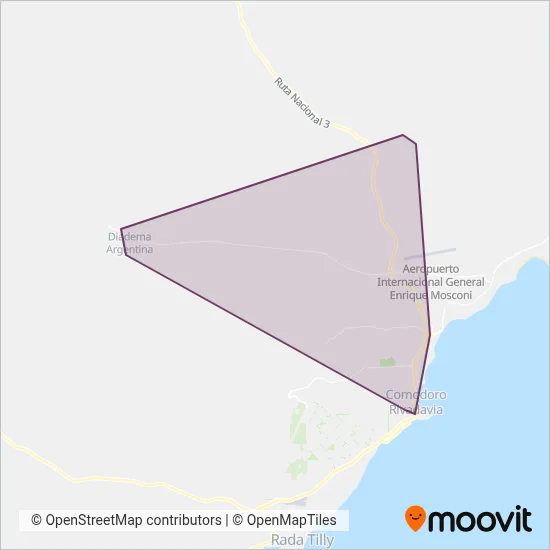 Transportes Diadema coverage area map
