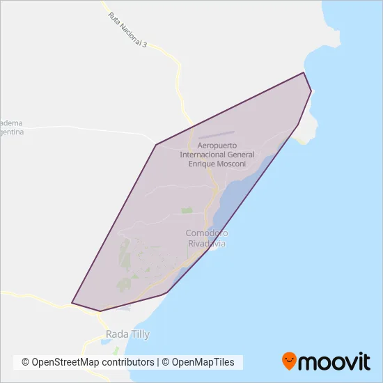 Patagonia Argentina SRL coverage area map