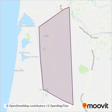 SNCF VOYAGEURS coverage area map