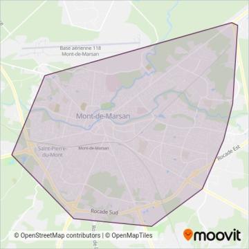 TMA coverage area map