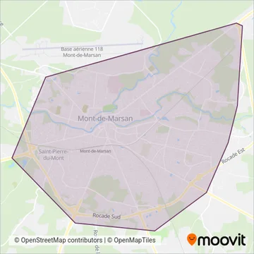 TMA coverage area map