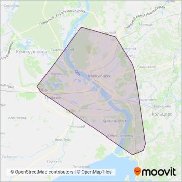 Схема покрытия компании ЦУГАЭТ (Фуникулер)