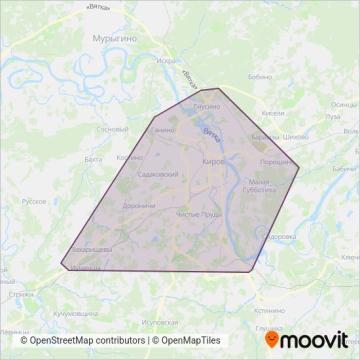 Схема покрытия компании ЦДС ГПТ (Автобус)