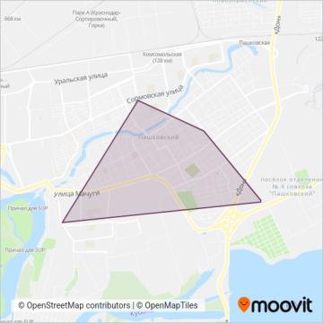 Схема покрытия компании Транзит Авто