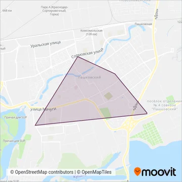 Транзит Авто coverage area map
