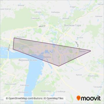 Схема покрытия компании Республиканский Автовокзал (Фуникулер)