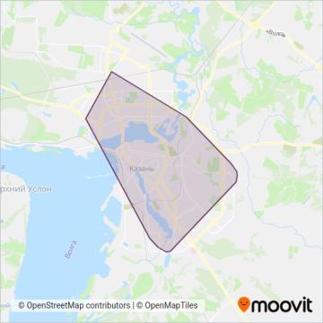 Схема покрытия компании Метроэлектротранс (Канатная дорога)
