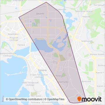 КПАП coverage area map
