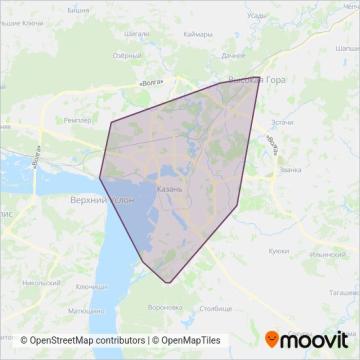 Схема покрытия компании ПАТП №2