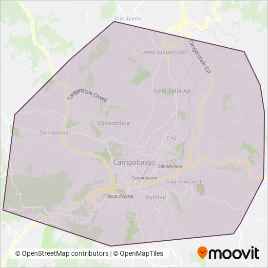 SEAC coverage area map