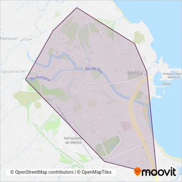 COA coverage area map