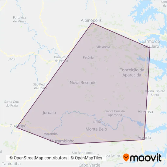 SC Minas coverage area map
