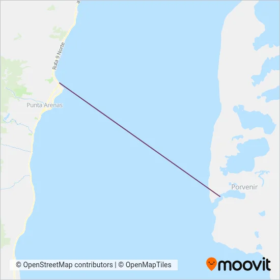 Transbordadora Austral Boom S.A. coverage area map