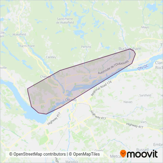 STO coverage area map