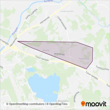Jalobus Oy coverage area map