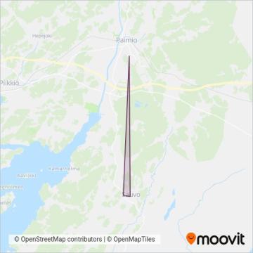 Seleinka Oy / Vistabussit coverage area map