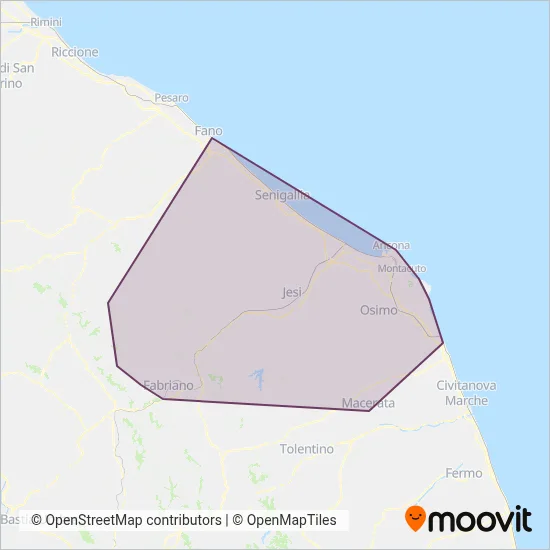 ATMA S.c.p.a. coverage area map