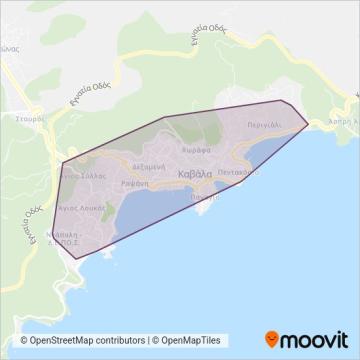 ΚΤΕΛ χάρτης κάλυψης περιοχής