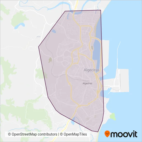 CTM coverage area map