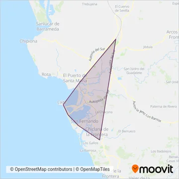 Renfe Cercanías coverage area map