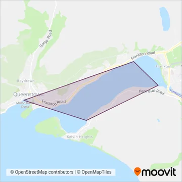 Otago Regional Council (Ferry) coverage area map