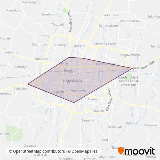 Peta wilayah cakupan SatelQu