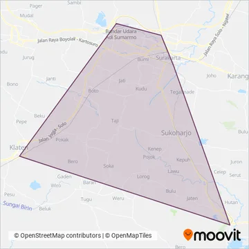 KAI coverage area map