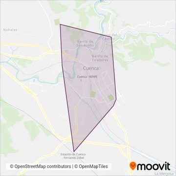 Cuenca - Agency coverage area map