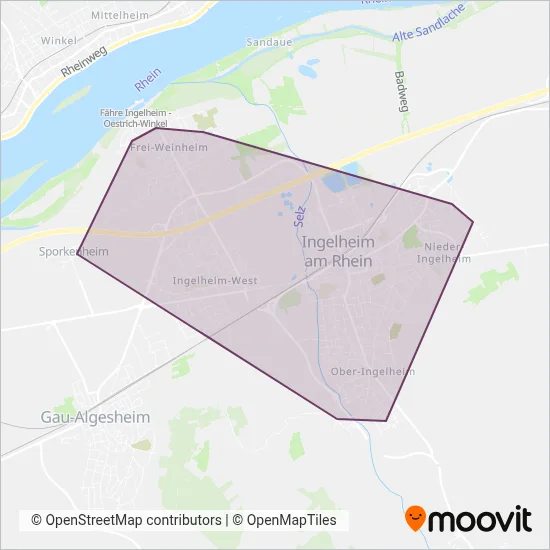 Stadtverkehr Ingelheim Verbundsgebiet