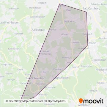 FahrPlan Verkehrsgesellschaft mbH coverage area map