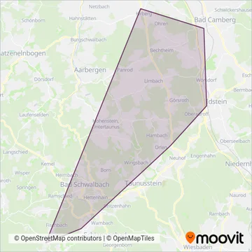 FahrPlan Verkehrsgesellschaft mbH coverage area map