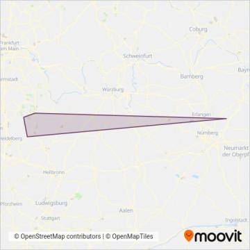 Omnibus Sauter coverage area map