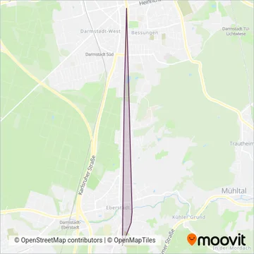 HEAG Mobilo (Bus) coverage area map