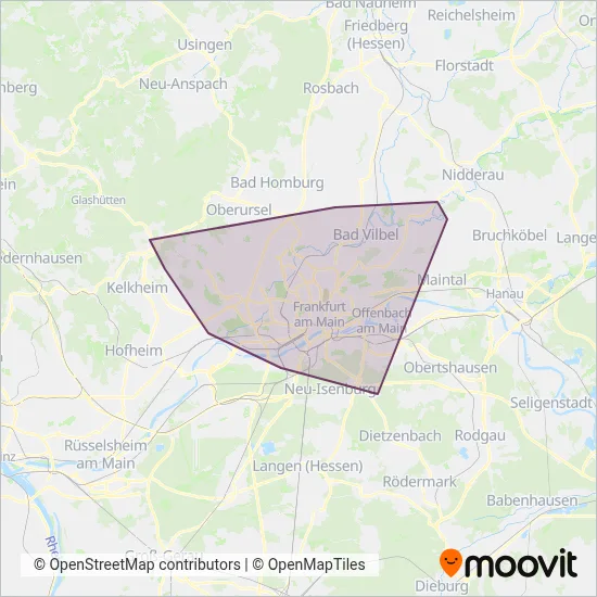 Transdev Rhein-Main Verbundsgebiet