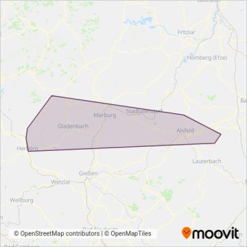 ALV Vogelsberg coverage area map