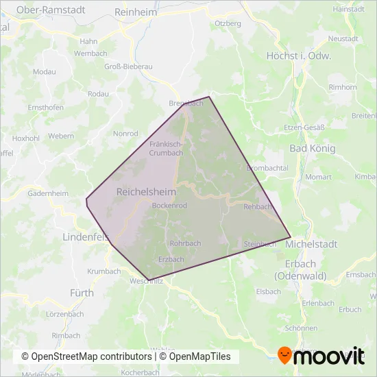 Verkehrsges. Gersprenztal Verbundsgebiet