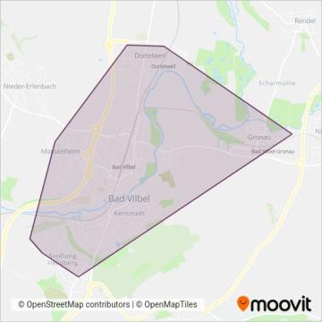 Fa. Stadtwerke Bad Vilbel GmbH coverage area map