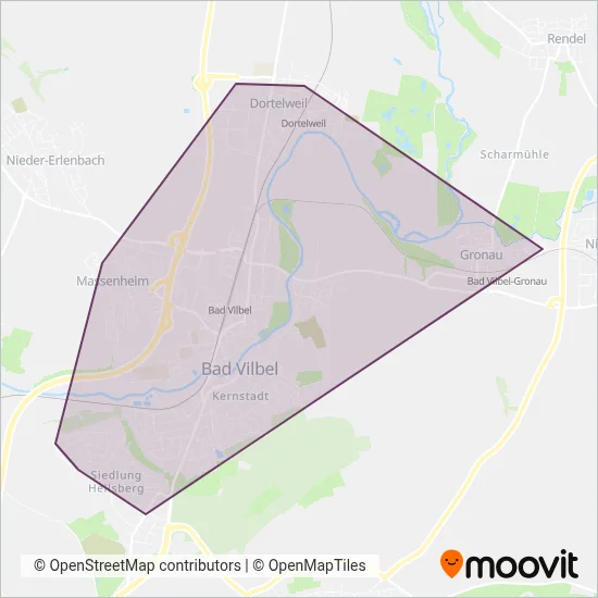 Fa. Stadtwerke Bad Vilbel GmbH Verbundsgebiet