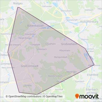 Fa. Jungermann coverage area map