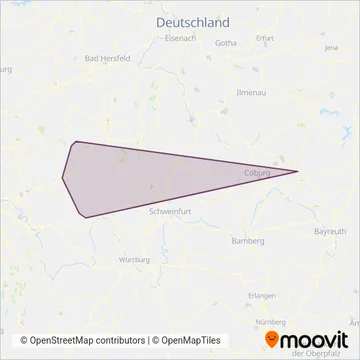 VGF Fulda coverage area map