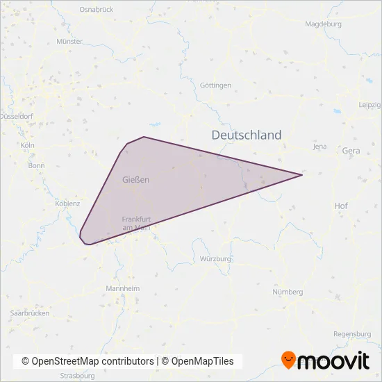 ALV Oberhessen (Bus) Verbundsgebiet